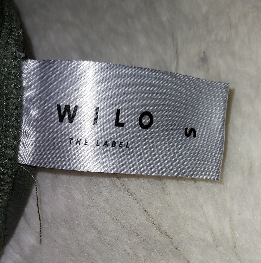 Wilo Ribbed High Rise Leggings Size S With Side Pockets - Picture 5 of 7